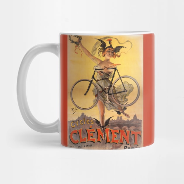 An advertisement for Clement bicyles in Paris by mike11209